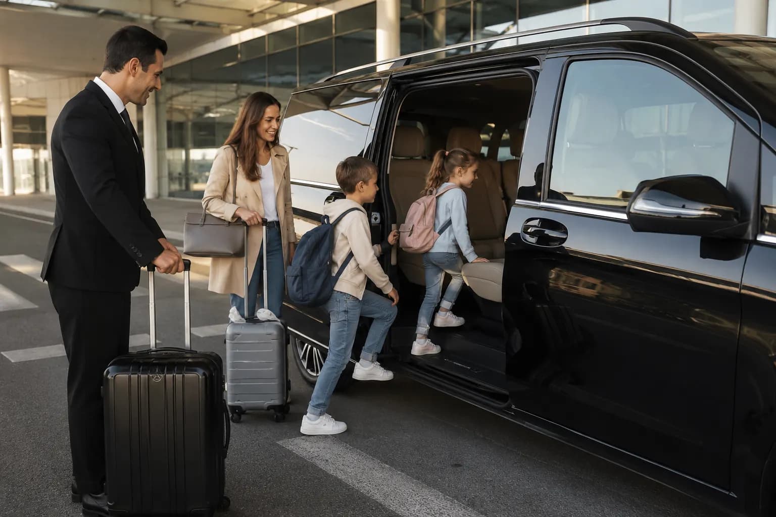 Executive chauffeur service in Blackburn with luxury vehicle